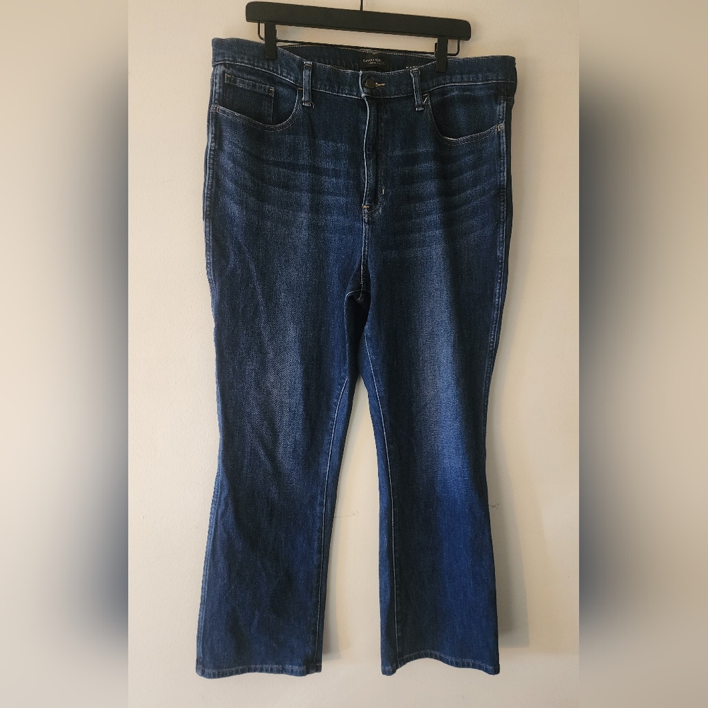 🦒 Banana Republic High Rise Crop Boot Jean 34 Long